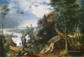 Paysage Avec La Tentation De Saint Antoine Flamand Renaissance Paysan Pieter Bruegel l’Ancien